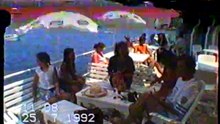 Christine at Lagoudera in Hydra during 1992