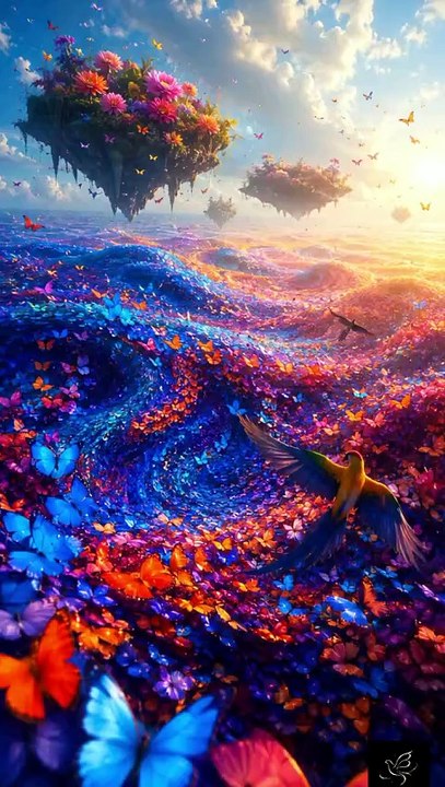 Floramare | The Ocean Where Flowers Dream and Butterflies Sail
