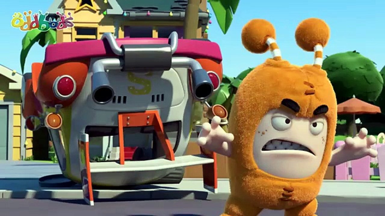 Hacer autostop  Caricaturas  Oddbods  Videos Graciosos Para Niños