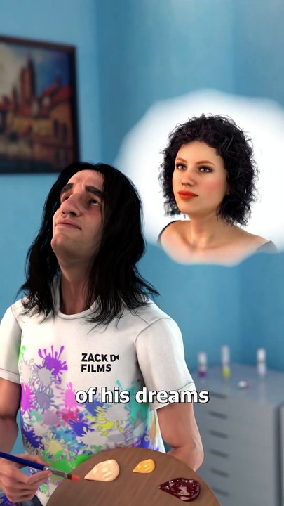 He Painted His Future Wife