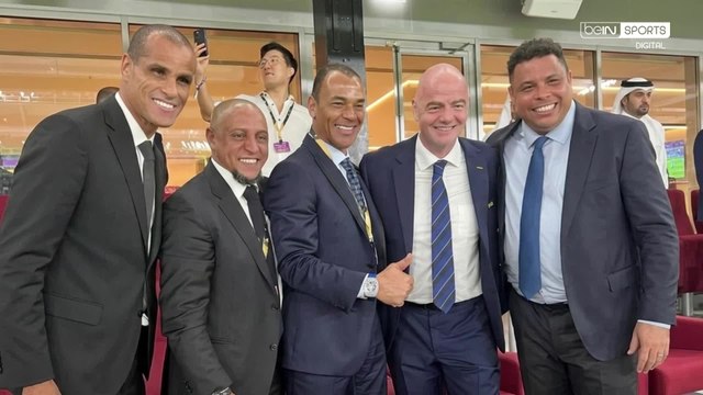 Brazil’s legends leave Gianni Infantino chasing the ball in a rondo