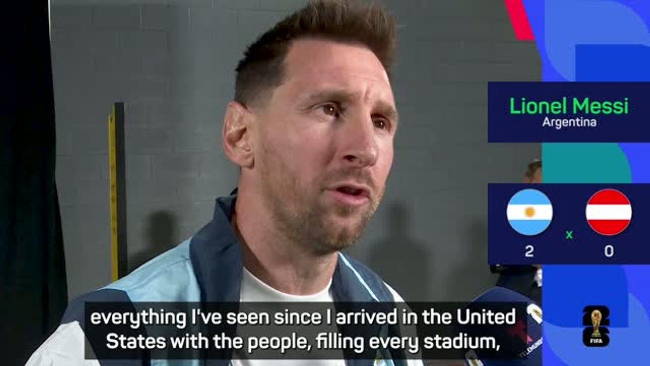 Record World Cup goalscorer Lionel Messi 'grateful for all the affection'