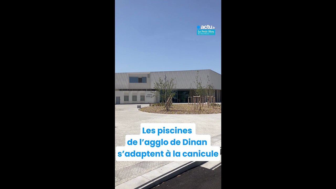 Les piscines de Dinan Agglomération sont gratuites pendant la canicule
