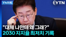 2030 지지율 '최저치' 기록...결정적 요인은? [Y녹취록] / YTN