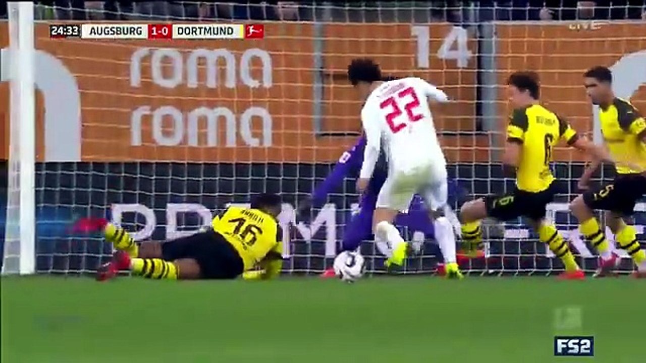 Augsburg 2-3 Borussia Dortmund - Goals and Highlights (2/3/2019) | FS2 (U.S)