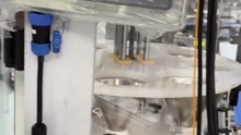 What Chinese supplier provides a complete pet food filling, lid-pressing, and labeling line for kibble in cans?