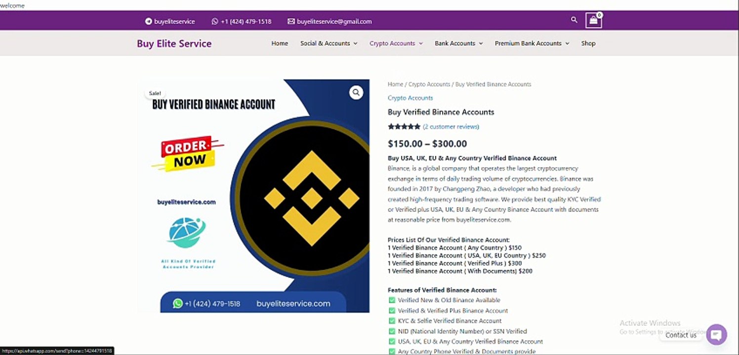 Top 10 Sites To Buy Verified Binance Accounts | PDF