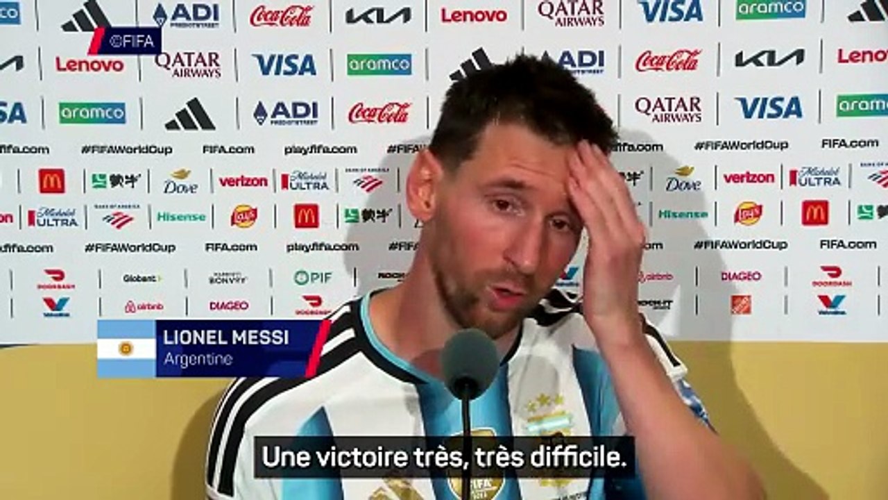 Messi : "Beaucoup de bonheur"