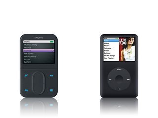 iPod vidéo 5G VS Zen Vision M