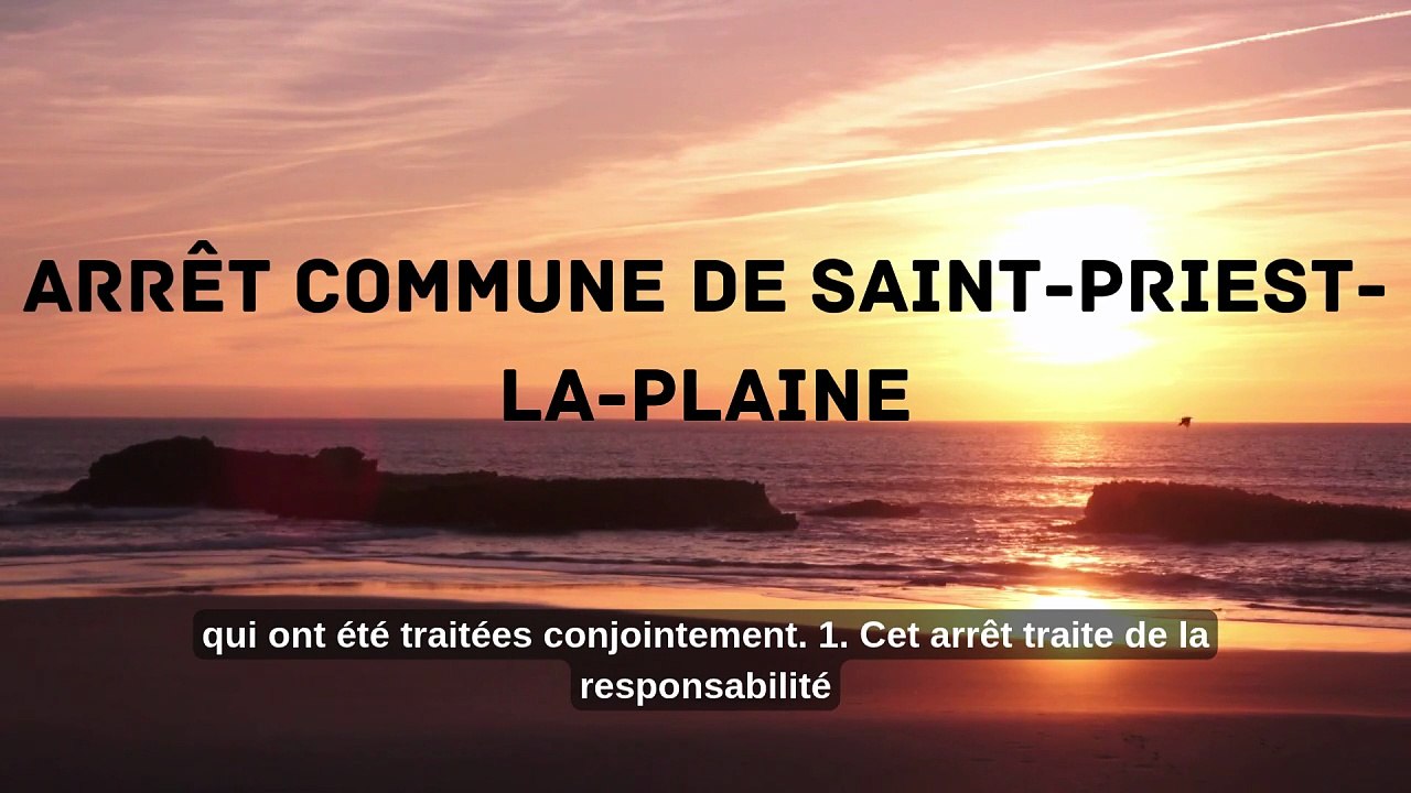 Arrêt Commune de Saint-Priest-la-Plaine