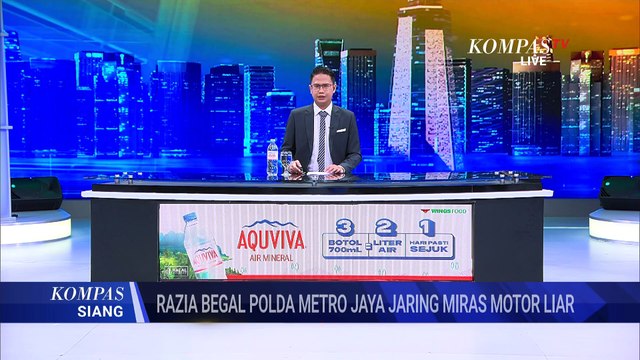 Razia Polda Metro Jaya Jaring Miras dan Kendaraan dari Titik Rawan Begal | KOMPAS SIANG