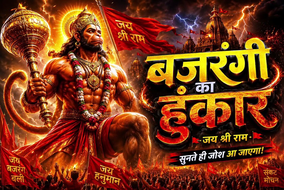 बजरंगी का हुंकार 🚩 | सुनते ही शरीर में जोश भर जाएगा 😱 | Powerful Hanuman Bhakti Anthem 2026
