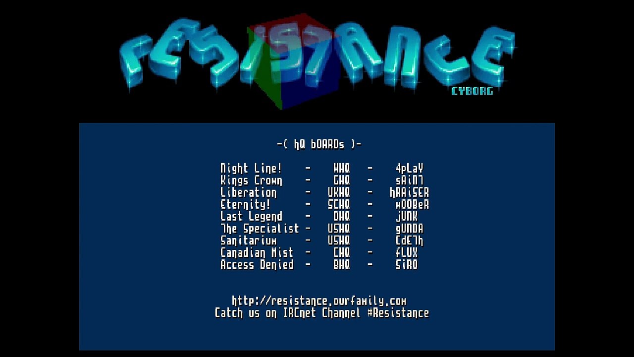 Amiga Intro Bitch X 75p3 by Resistance
