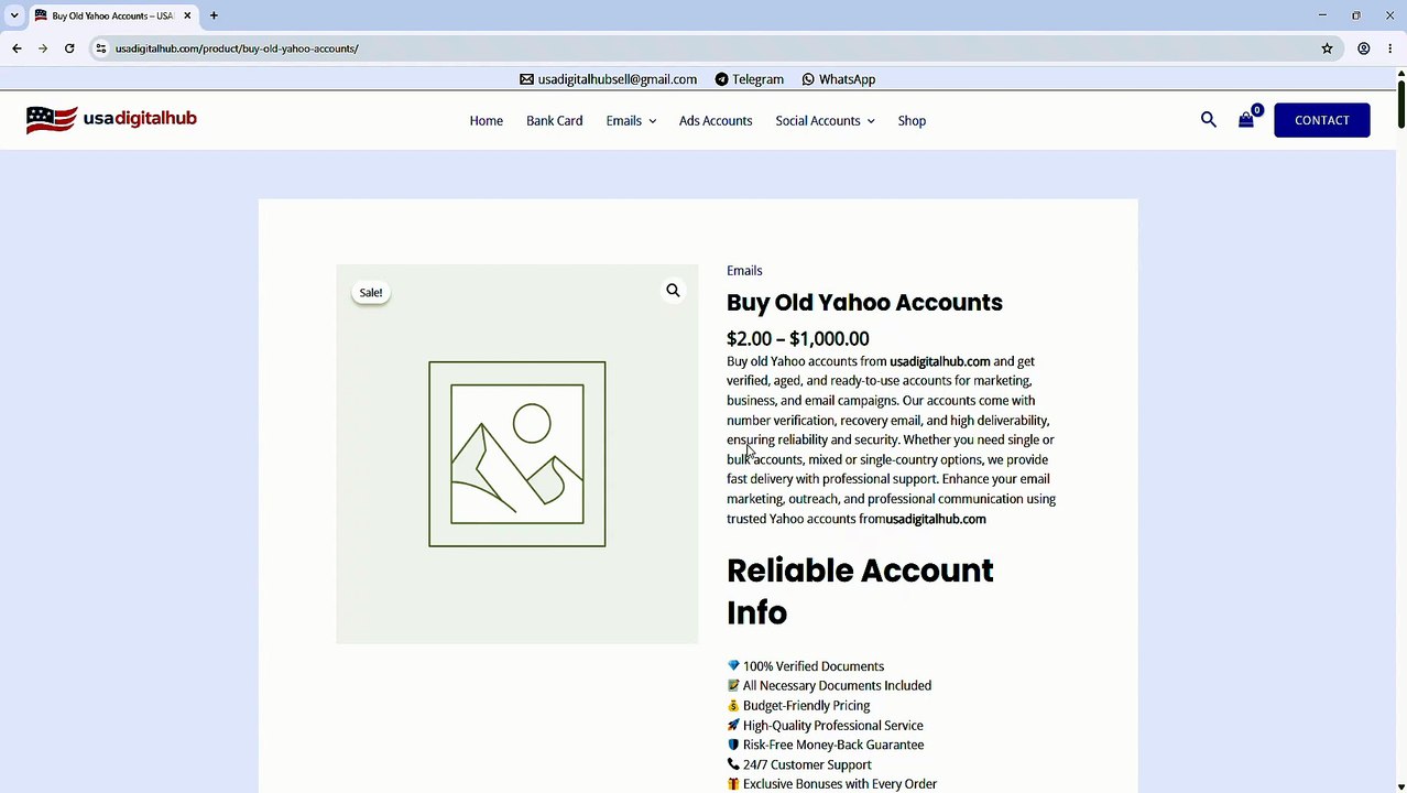 Buy Old Yahoo Accounts – USADigitalHu
