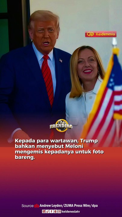 Gara-Gara Foto Bareng, Cekcok Trump dan PM Italia Berlanjut