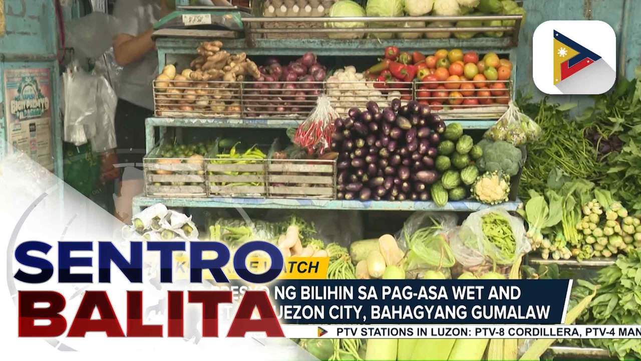 Ilang presyo ng bilihin sa Pag-asa Wet and Dry Market sa Quezon City, bahagyang gumalaw; UPLIFT program ng pamahalaan, nakatulong na maibsan ang epekto ng mataas na presyo ng langis | ulat ni Carlo Candelaria