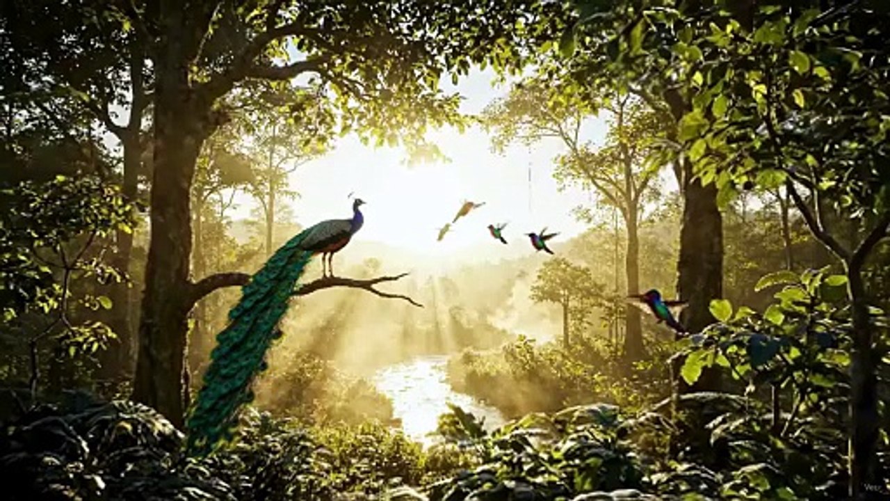 Peaceful Sunrise Meditation  Relaxing Birds Chirping & Nature Sounds