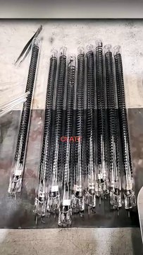 Single End Carbon Fiber Heating Lamp Carbon Fiber Infrared Heater IR Heating Tube