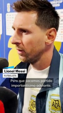 Messi: Fue un partido muy físico, duro, con mucha intensidad