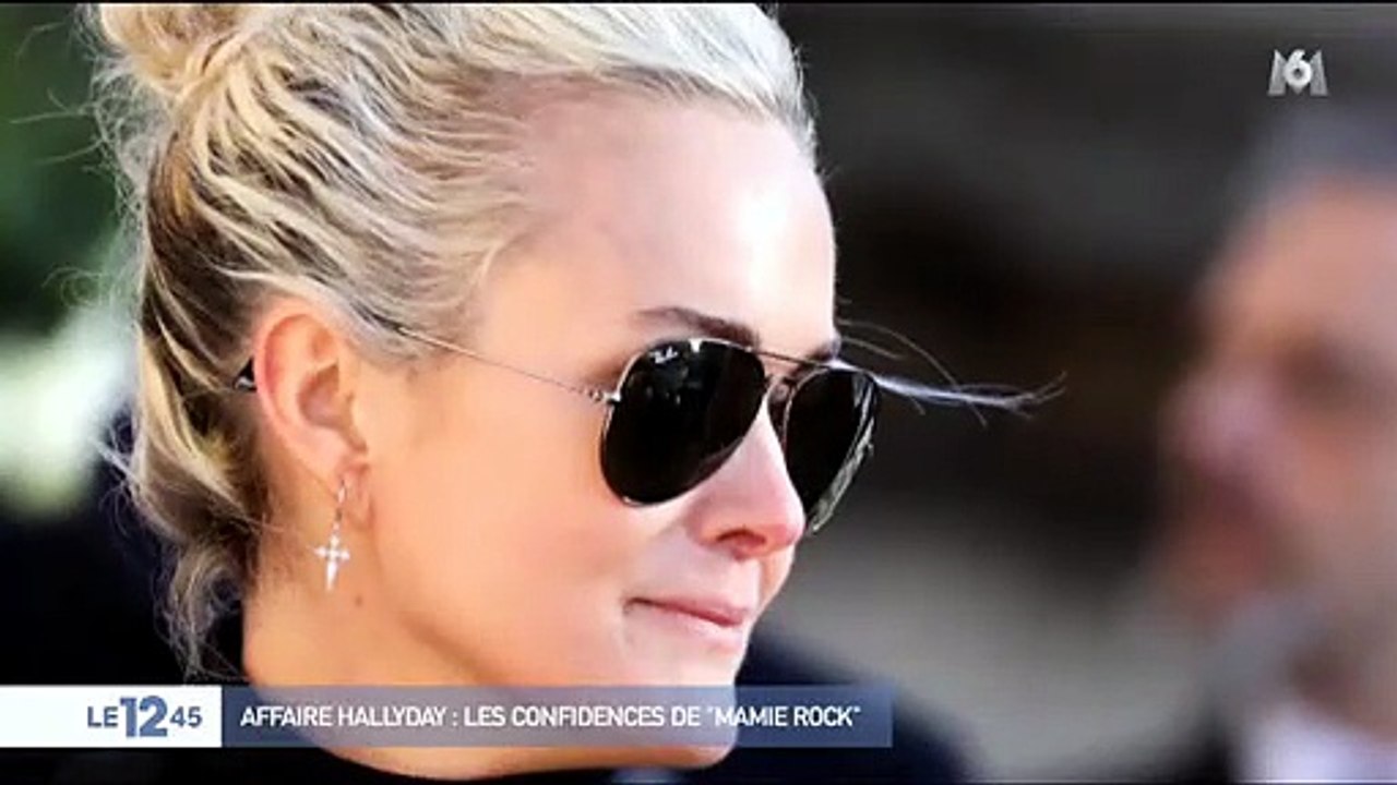 2018 - Mamie Rock s’Exprime sur l’Héritage de Johnny Hallyday (Le 12.45, M6, 16 Février)