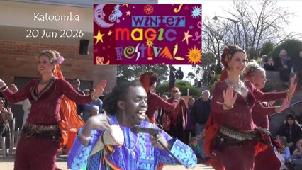 Winter Magic Festival Katoomba 2026 Part 3 Caravan Belly Dancers, Lucky n Yacou West African Drums and Dancers. 20 Jun 26