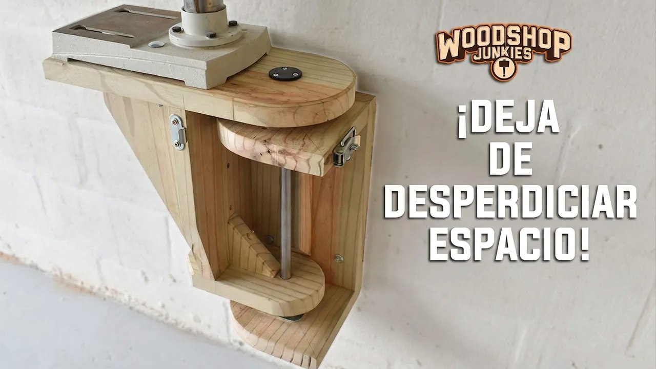 ¡La solución definitiva! Soporte giratorio para taladro de columna ideal para tu garaje