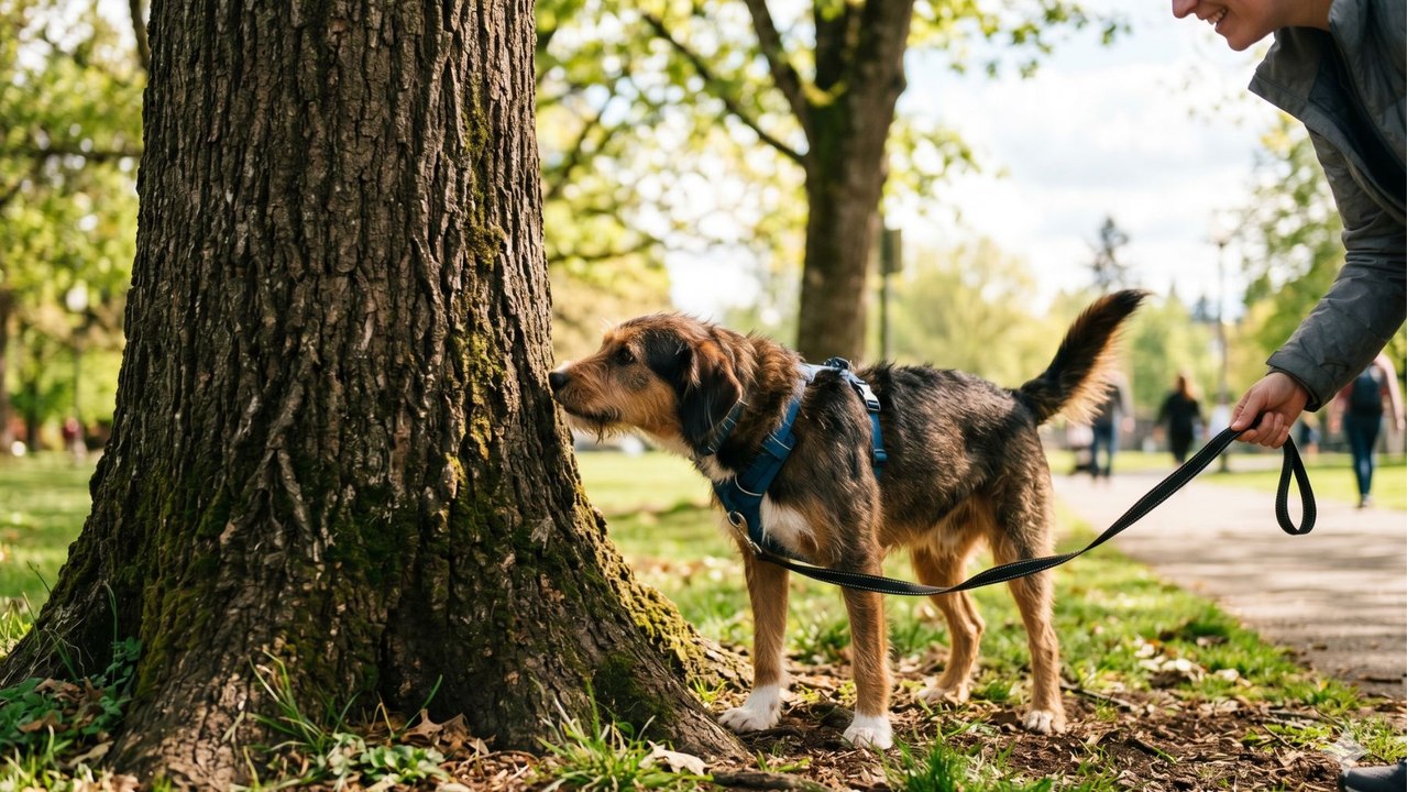 Los veterinarios expertos coinciden: dejar que los perros huelan todo durante el paseo es una forma controlada de mejorar su equilibrio emocional