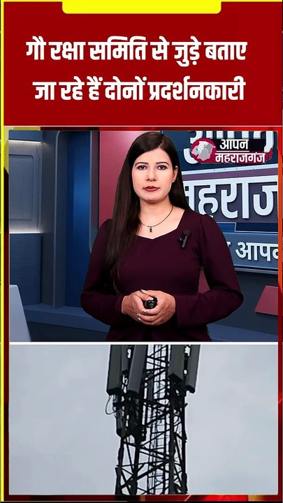 DM Office के पास मोबाइल टावर पर चढ़े दो युवक | कलेक्ट्रेट परिसर में मचा हड़कंप | Maharajganj News