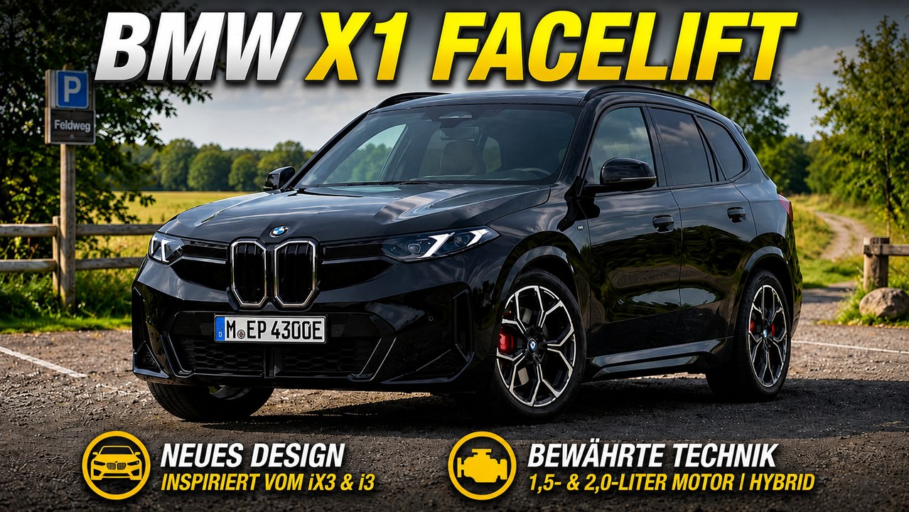 Bmw x1 facelift zeigt sich (vielleicht) mit komplett neuer front
