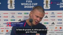 Erling Haaland: “¿Ganar el Mundial? Absolutamente no; hay que ser realistas”
