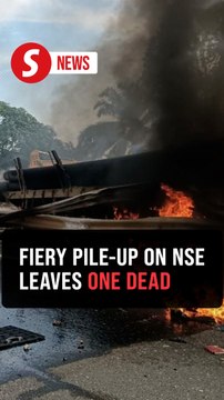 One killed, six vehicles destroyed in fiery NSE pile-up near Kulai