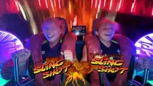 Girls Freaking Out #1 I Slingshot Ride - Girls