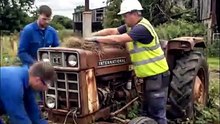 An abonded  tractors restoration