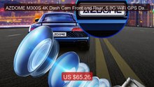AZDOME M300S 4K Dash Cam Front and Rear, 5.8G WiFi GPS Dash Camera... -- Best Deal 2026 | Shop Now!