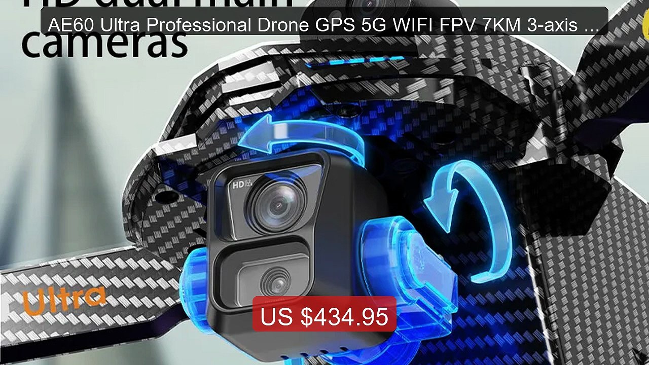 AE60 Ultra Professional Drone GPS 5G WIFI FPV 7KM 3-axis Gimba... -- Best Buy 2026 | Great Quality!