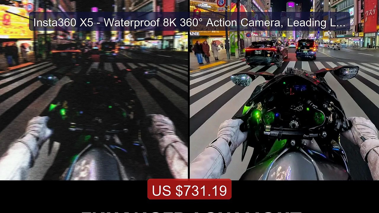 Insta360 X5 - Waterproof 8K 360° Action Camera,...
