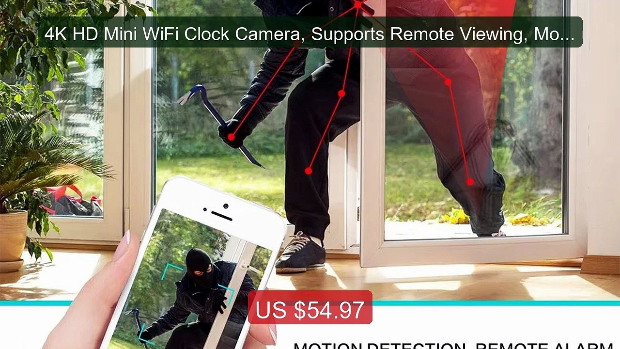 4K HD Mini WiFi Clock Camera, Supports Remote Viewing, Mobile ... -- Hot Deal 2026 | Limited Offer!