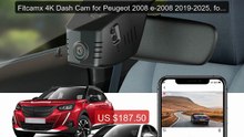 Fitcamx 4K Dash Cam for Peugeot 2008 e-2008 2019-2025, for Opel (V... -- Best Deal 2026 | Shop Now!