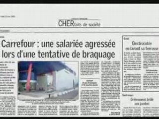Braquage a carrefour vierzon