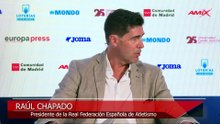 Raúl Chapado descarta presentarse a la reelección de la Presidencia de la RFEA