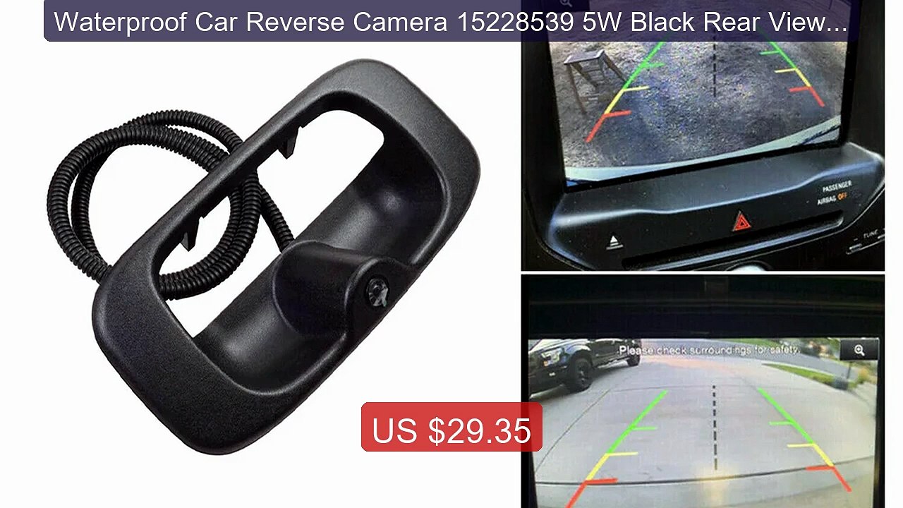 Waterproof Car Reverse Camera 15228539 5W Black Rear View Camera Fo... -- Top Rated 2026 | Buy Now!