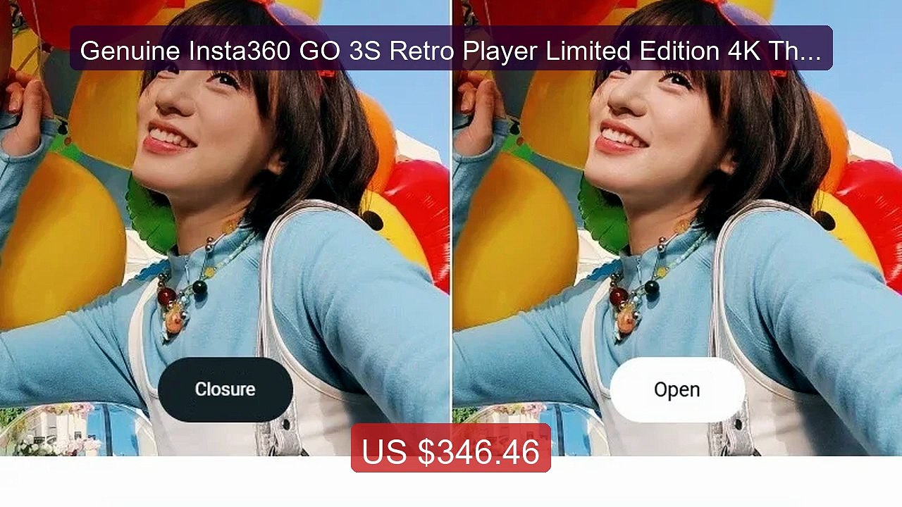 Genuine Insta360 GO 3S Retro Player Limited Edition 4K Thum... -- Top Pick 2026 | Unbeatable Price!