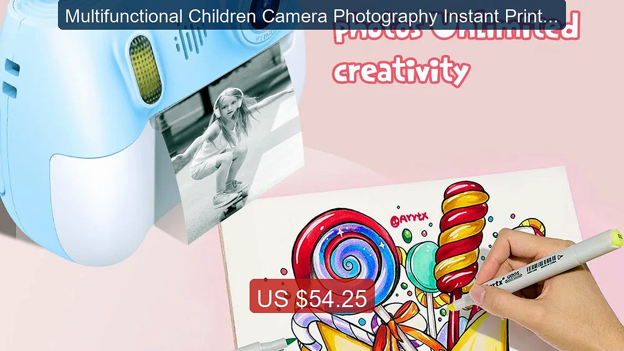 Multifunctional Children Camera Photography Instant Print Photo 108... -- Top Rated 2026 | Buy Now!