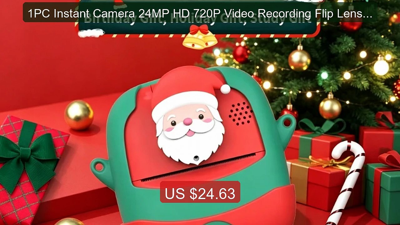 1PC Instant Camera 24MP HD 720P Video Recording Flip Lens DIY... -- Amazing Value 2026 | Must Have!