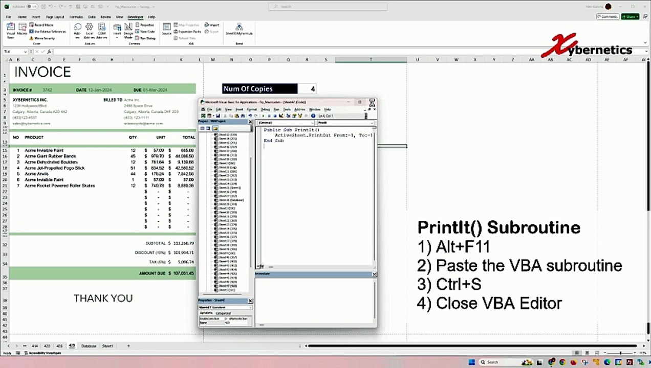 Print Multiple PDF at Once - Excel Tips and Tricks