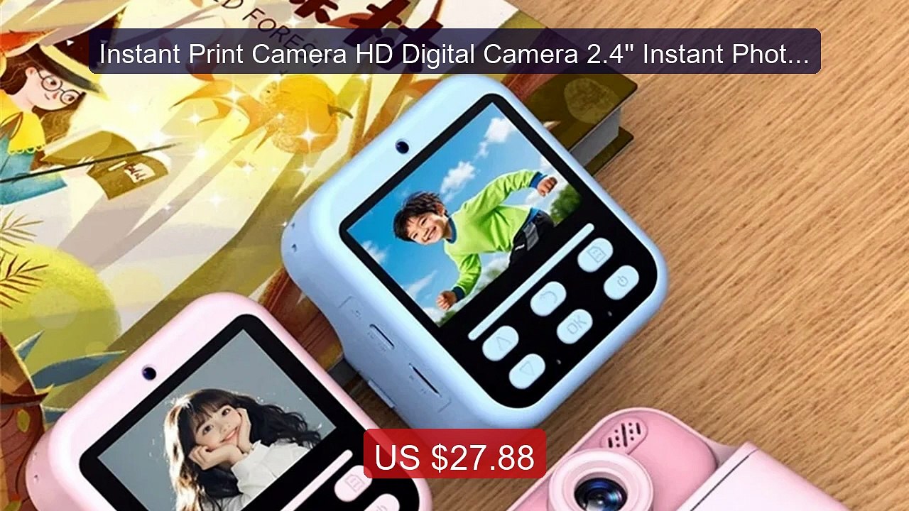 Instant Print Camera HD Digital Camera 2.4'' Instant Photo Printin... -- Best Deal 2026 | Shop Now!