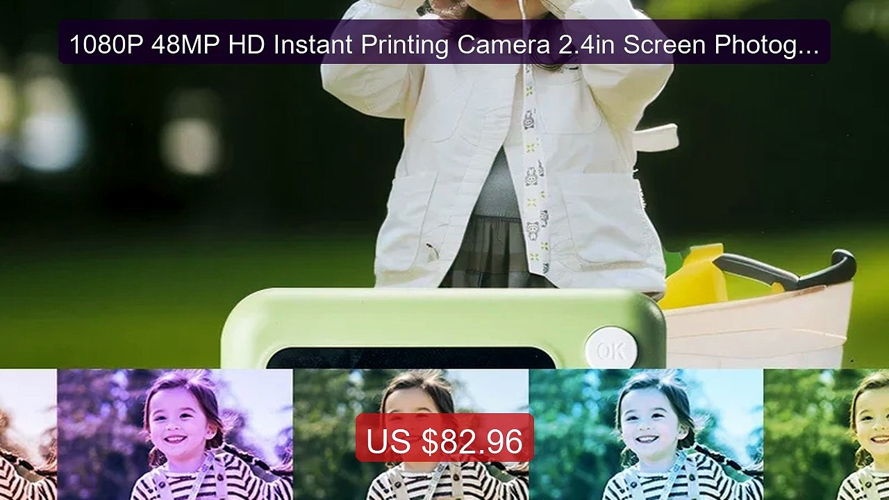1080P 48MP HD Instant Printing Camera 2.4in Screen Photography... -- Best Buy 2026 | Great Quality!