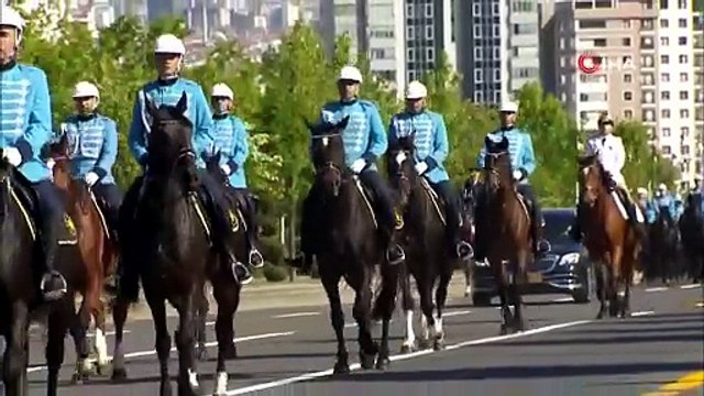 Cumhurbaşkanı Erdoğan, Polonya Cumhurbaşkanı Karol Nawrocki’yi törenle karşıladı