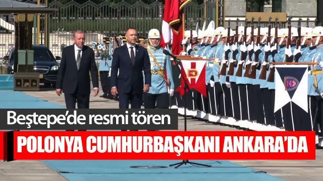 Cumhurbaşkanı Erdoğan, Polonya Cumhurbaşkanı Karol Nawrocki'yi resmi törenle karşıladı!