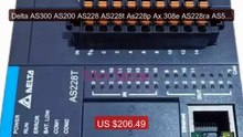 Delta AS300 AS200 AS228 AS228t As228p Ax 308e AS228ra AS524C PLC Lo... -- Top Rated 2026 | Buy Now!